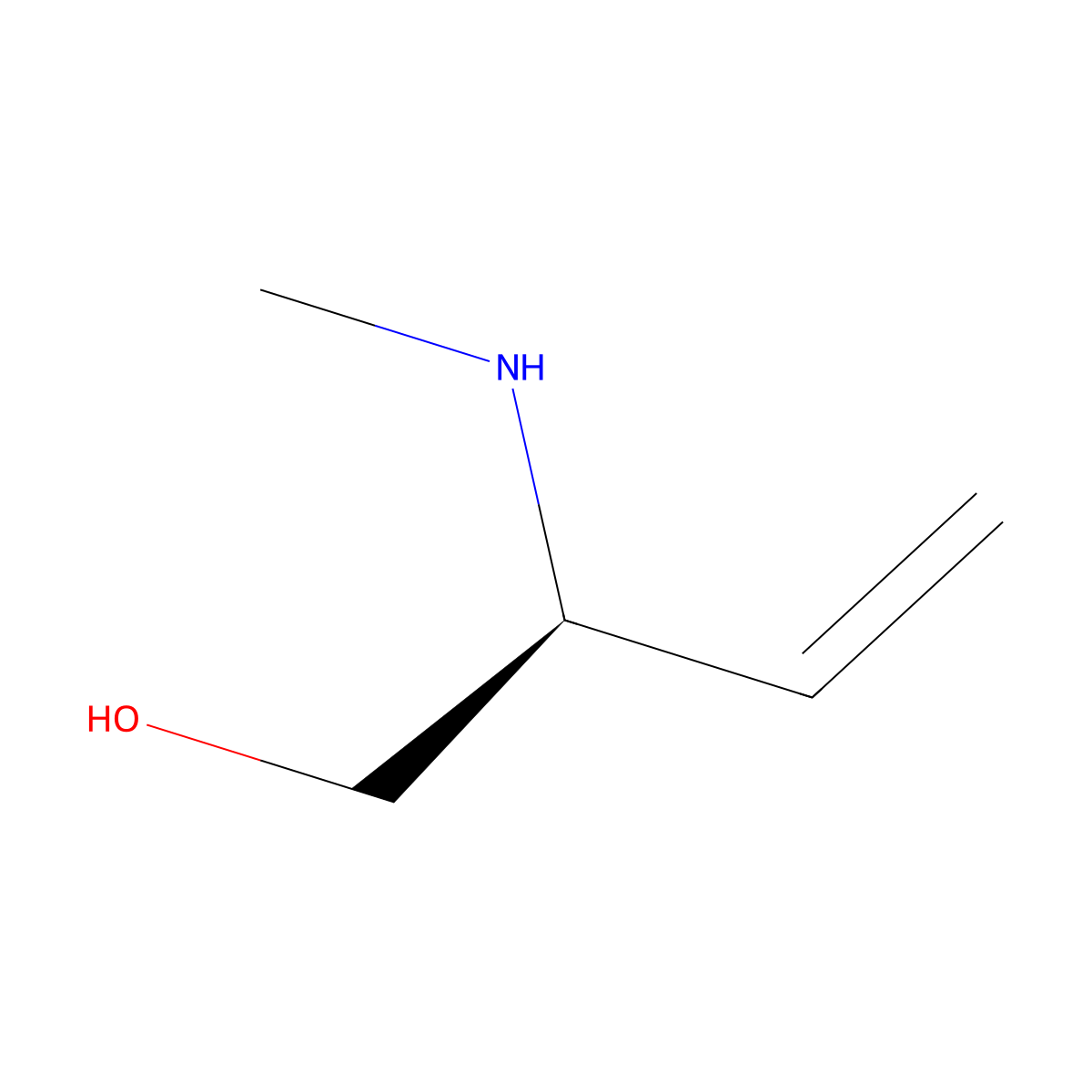 (2S)-2-(methylamino)but-3-en-1-ol molecular structure, CAS 1355340-65-6