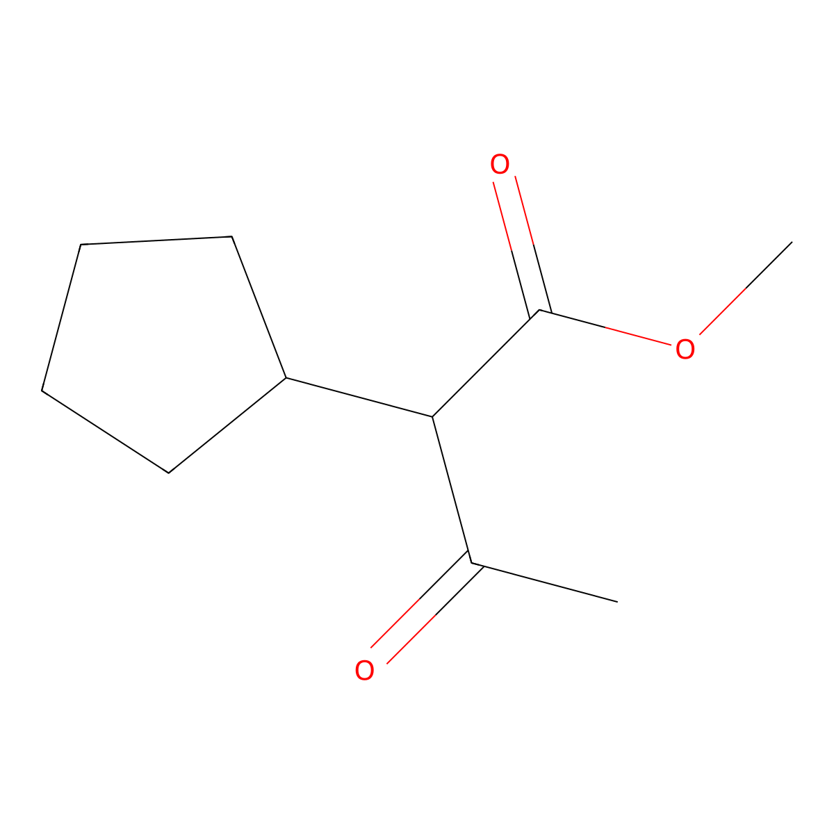 Methyl 2-cyclopentyl-3-oxobutanoate molecular structure, CAS 1355497-14-1