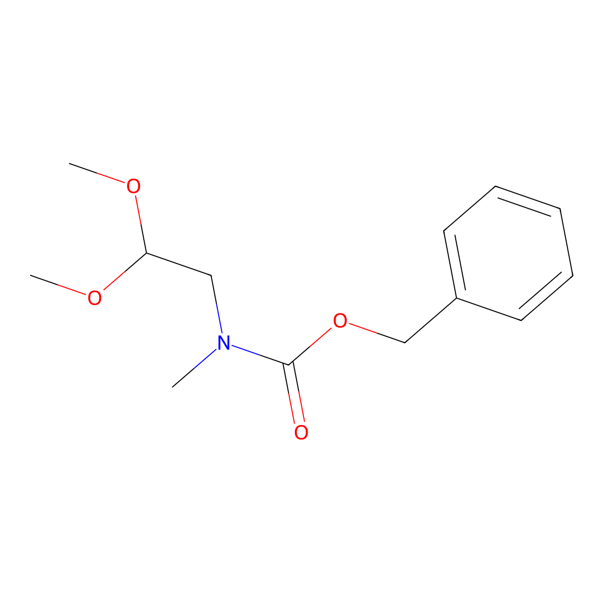 (2,2-Dimethoxyethyl)methylcarbamic acid benzyl ester molecular structure, CAS 1355573-66-8