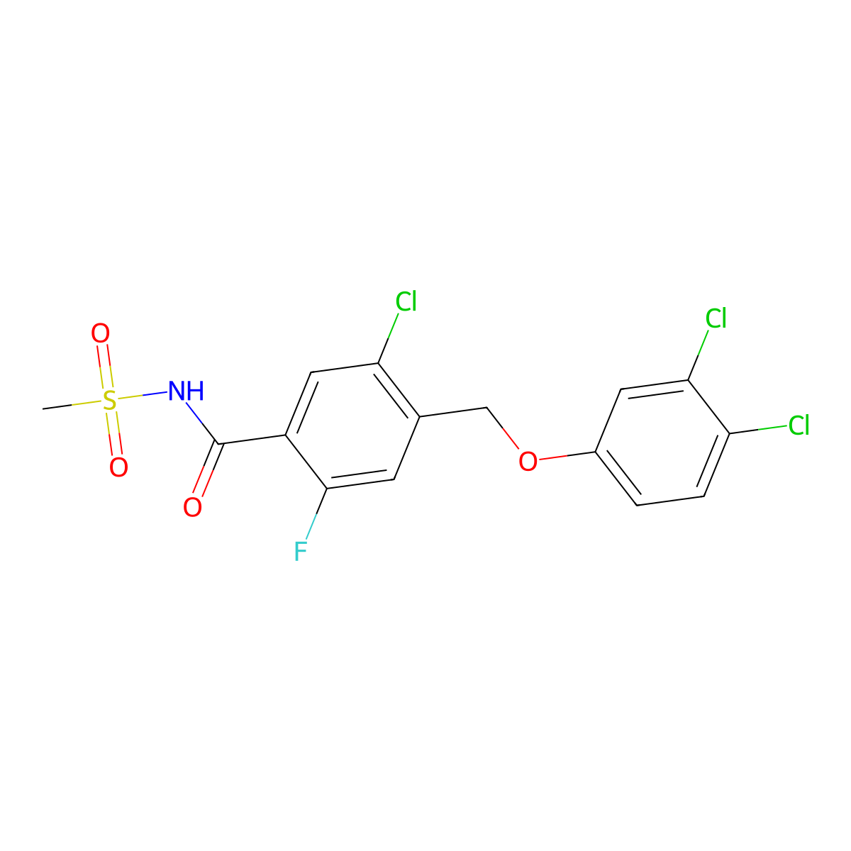 Nav1.7 inhibitor molecular structure, CAS 1355631-24-1