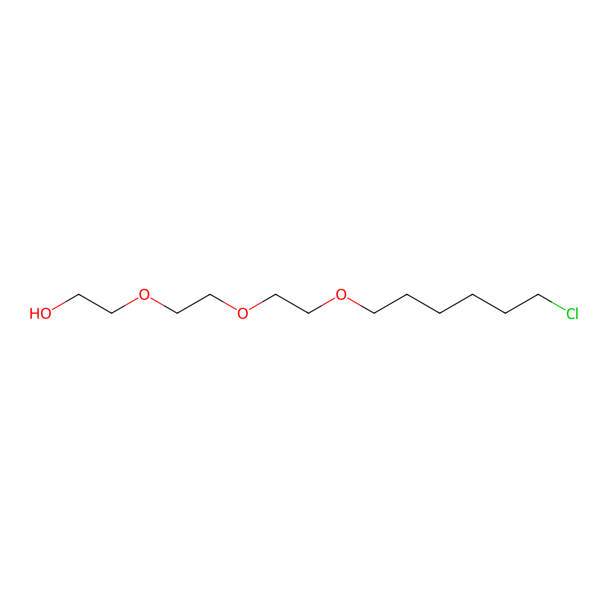 2-(2-(2-((6-Chlorohexyl)oxy)ethoxy)ethoxy)ethan-1-ol molecular structure, CAS 1355955-95-1