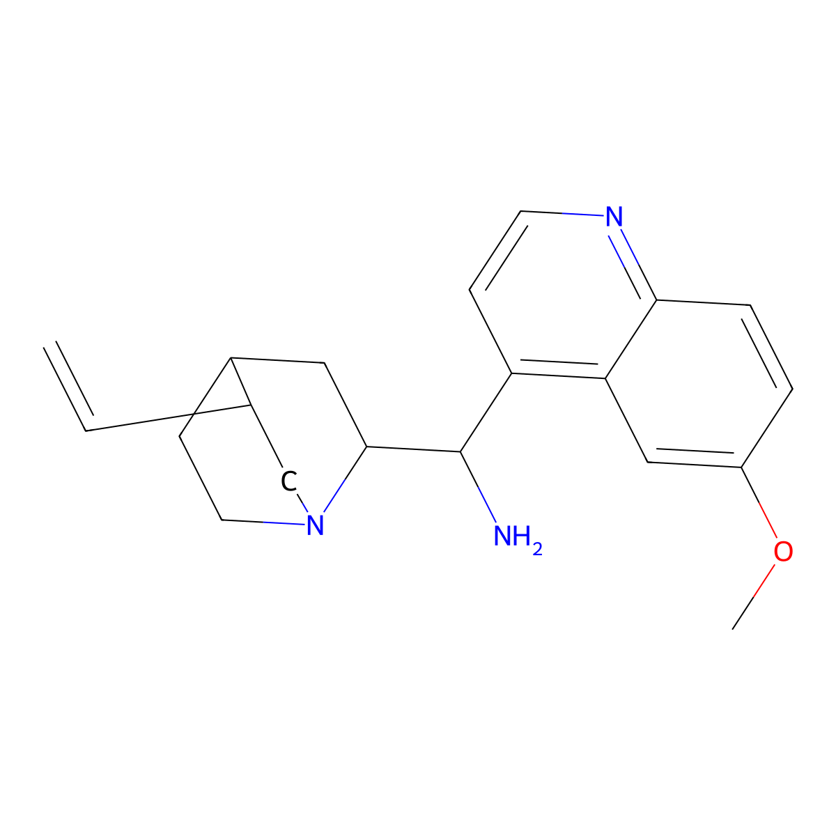 6'-Methoxycinchonan-9-amine molecular structure, CAS 1355995-86-6