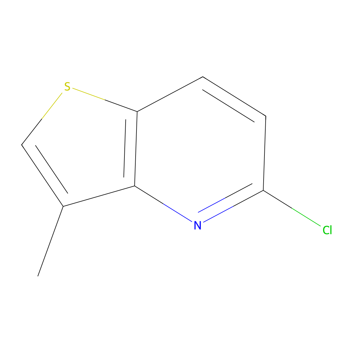 5-Chloro-3-methylthieno[3,2-B]pyridine molecular structure, CAS 1356016-33-5