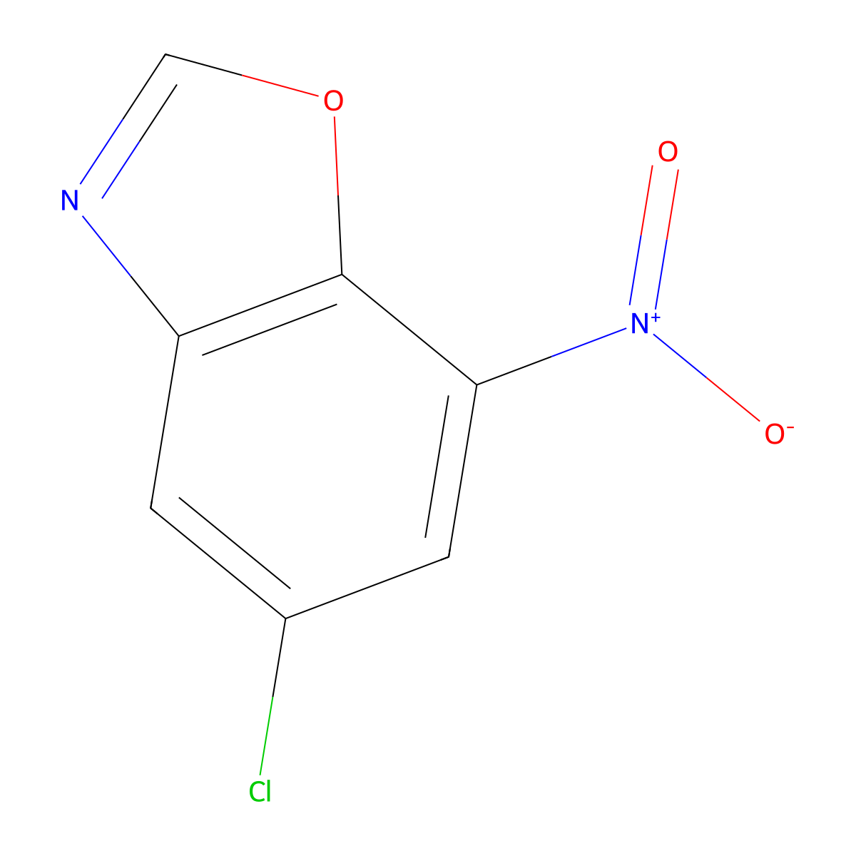 5-Chloro-7-nitrobenzo[d]oxazole molecular structure, CAS 1356111-15-3