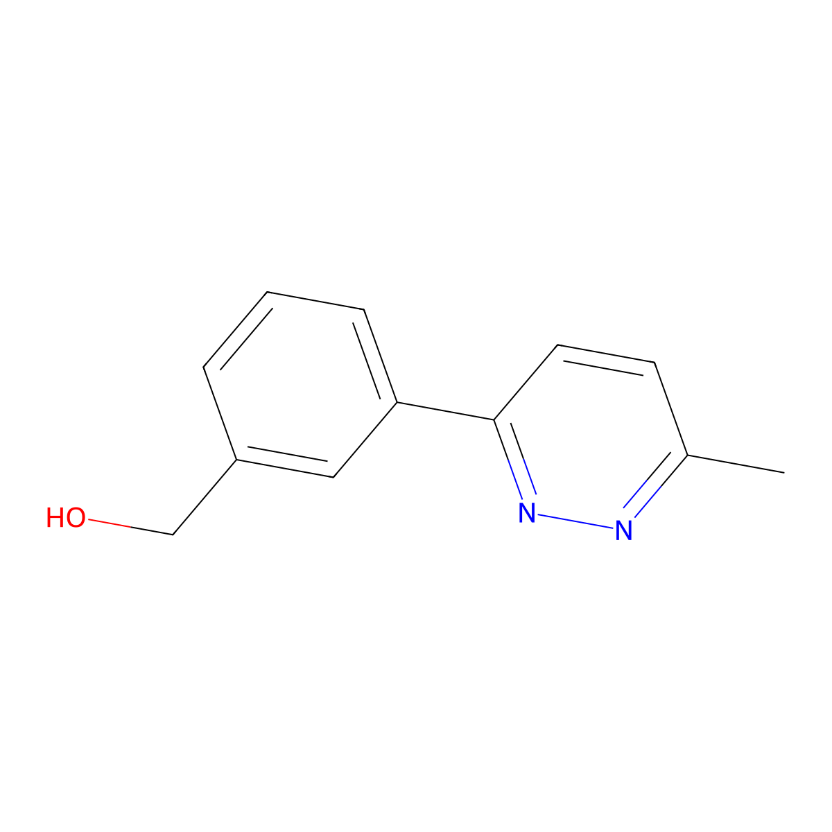 [3-(6-Methylpyridazin-3-yl)phenyl]methanol molecular structure, CAS 1356113-63-7