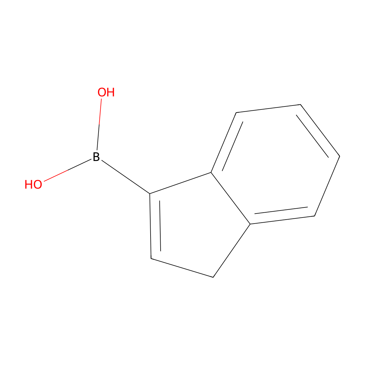 (1H-inden-3-yl)boronic acid molecular structure, CAS 1356166-66-9