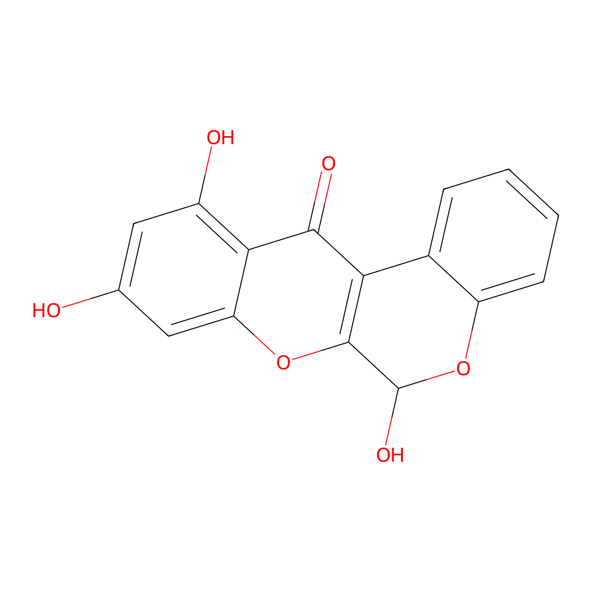 Coccineone B molecular structure, CAS 135626-13-0