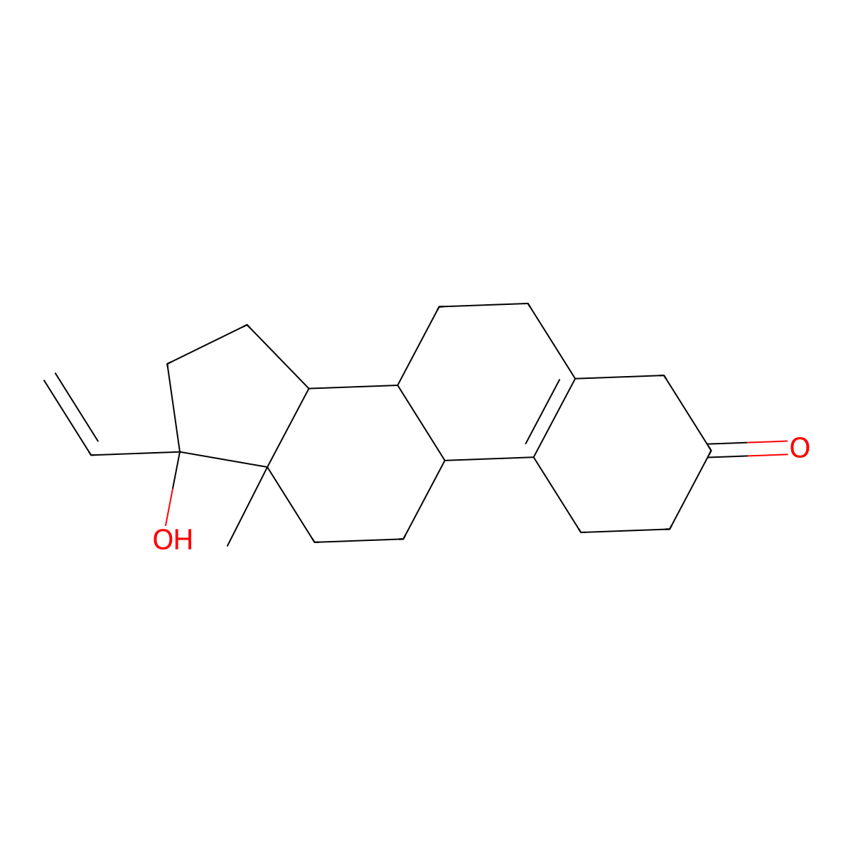Norgesterone molecular structure, CAS 13563-60-5