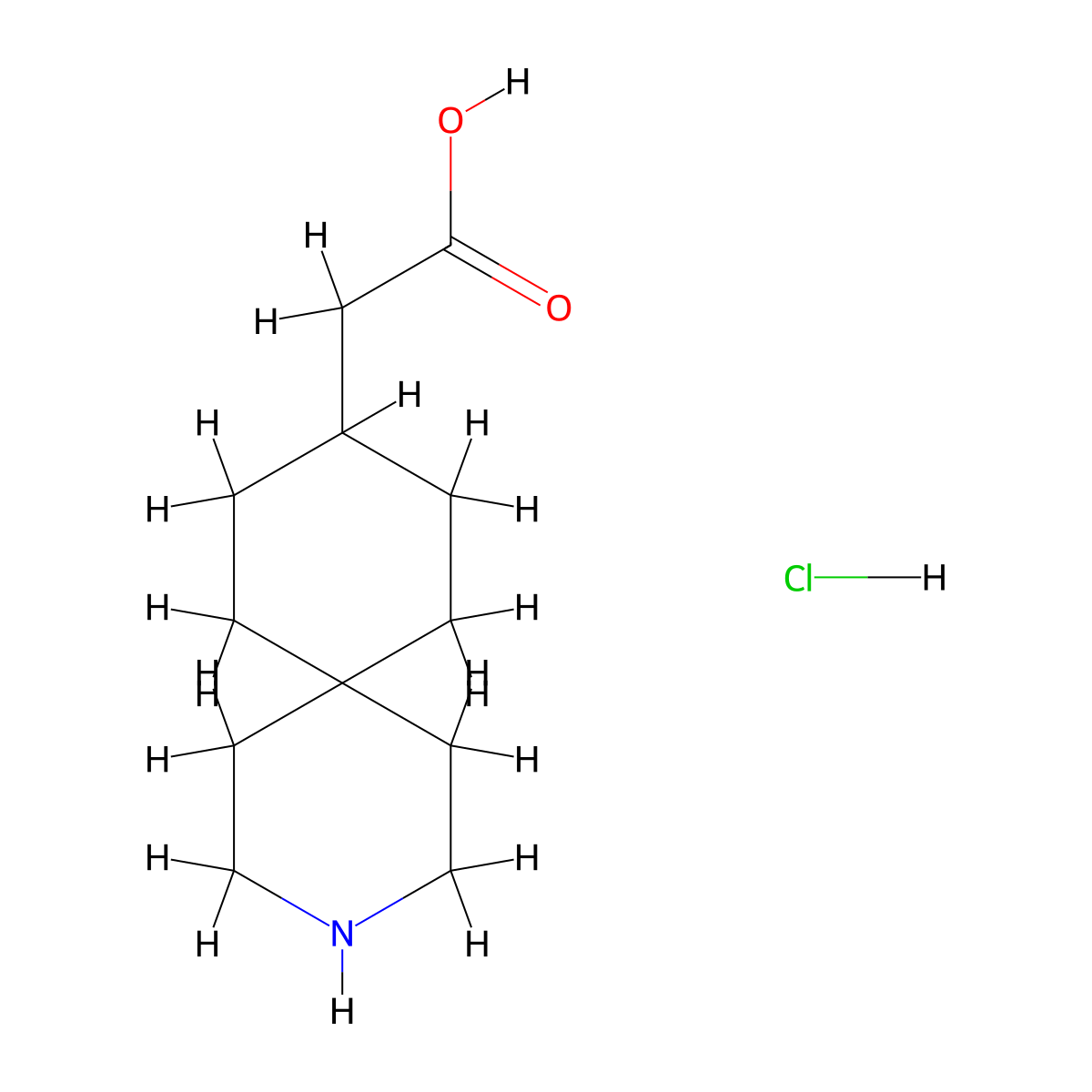 2-{3-Azaspiro[5.5]undecan-9-yl}acetic acid hydrochloride molecular structure, CAS 1356386-08-7