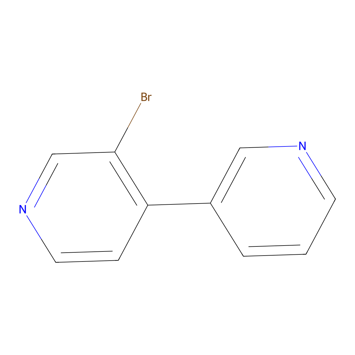 3-Bromo-4-(pyridin-3-yl)pyridine molecular structure, CAS 1356406-39-7