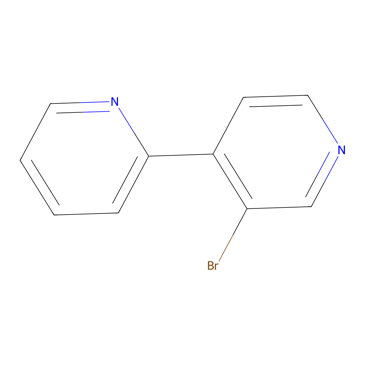 3'-Bromo-2,4'-bipyridine molecular structure, CAS 1356406-43-3