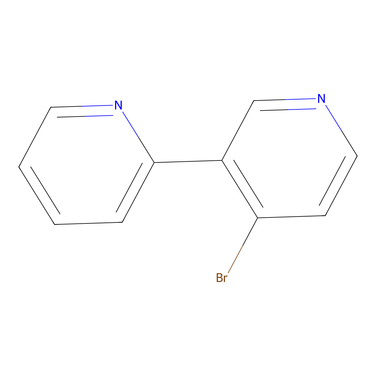 4'-Bromo-2,3'-bipyridine molecular structure, CAS 1356406-44-4