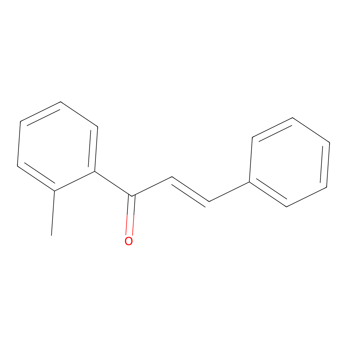(2E)-1-(2-Methylphenyl)-3-phenylprop-2-en-1-one molecular structure, CAS 13565-43-0