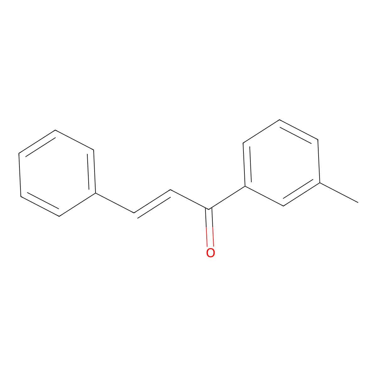 (2E)-1-(3-Methylphenyl)-3-phenylprop-2-en-1-one molecular structure, CAS 13565-44-1