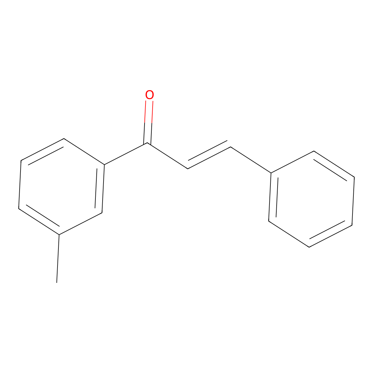 (2E)-1-(3-Methylphenyl)-3-phenylprop-2-en-1-one molecular structure, CAS 13565-44-1