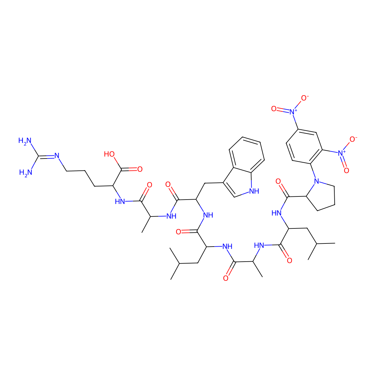 MMP-1 Substrate I, Flurogenic molecular structure, CAS 135662-04-3
