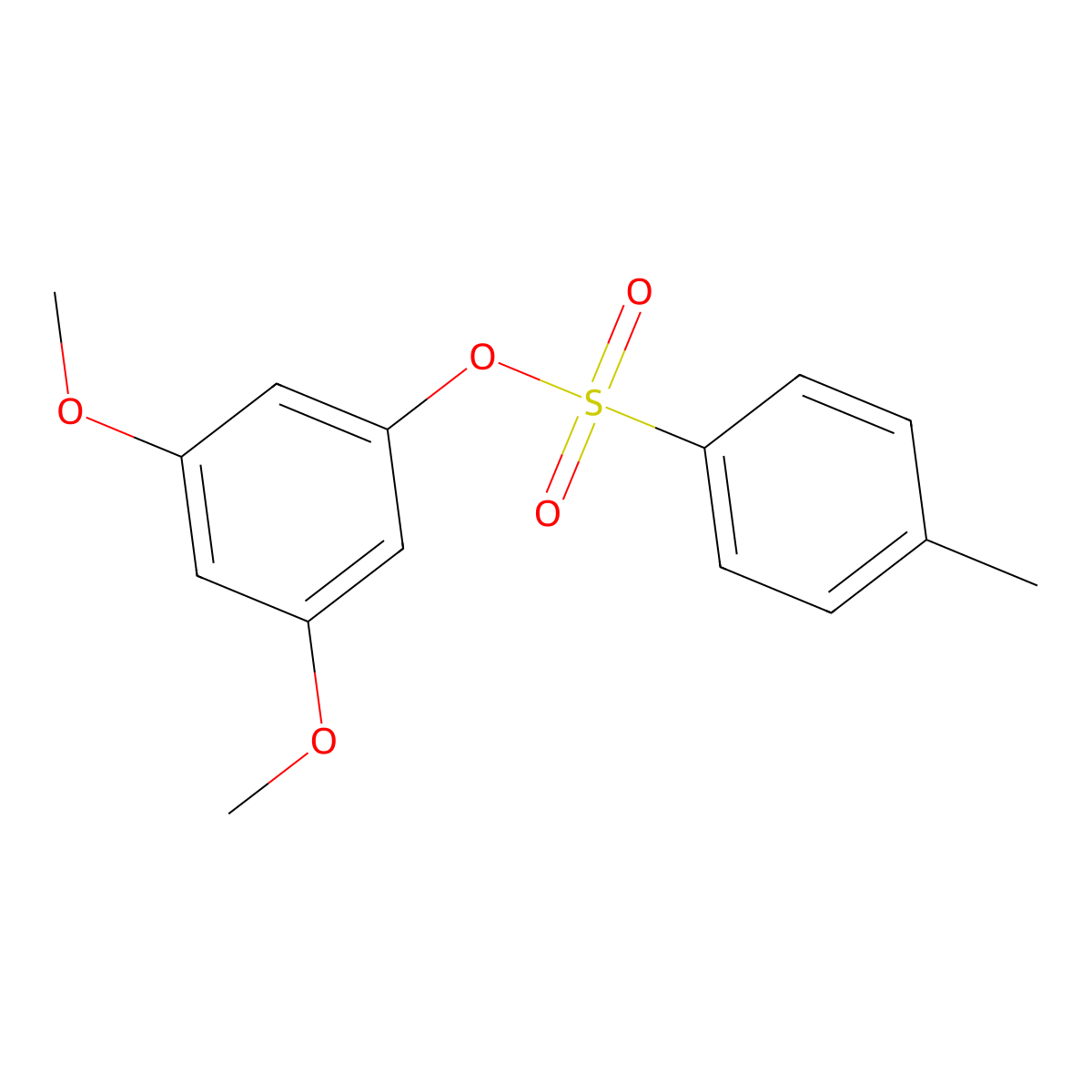 3,5-Dimethoxyphenyl 4-methylbenzene-1-sulfonate molecular structure, CAS 135678-66-9