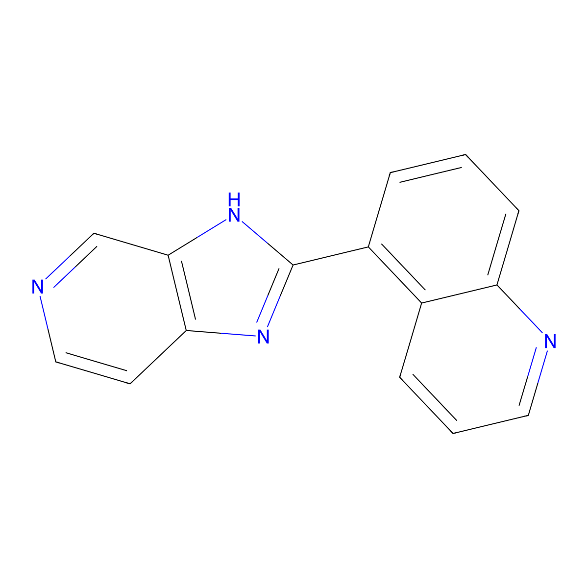 5-{2H-imidazo[4,5-c]pyridin-2-ylidene}-1,5-dihydroquinoline molecular structure, CAS 1356783-28-2