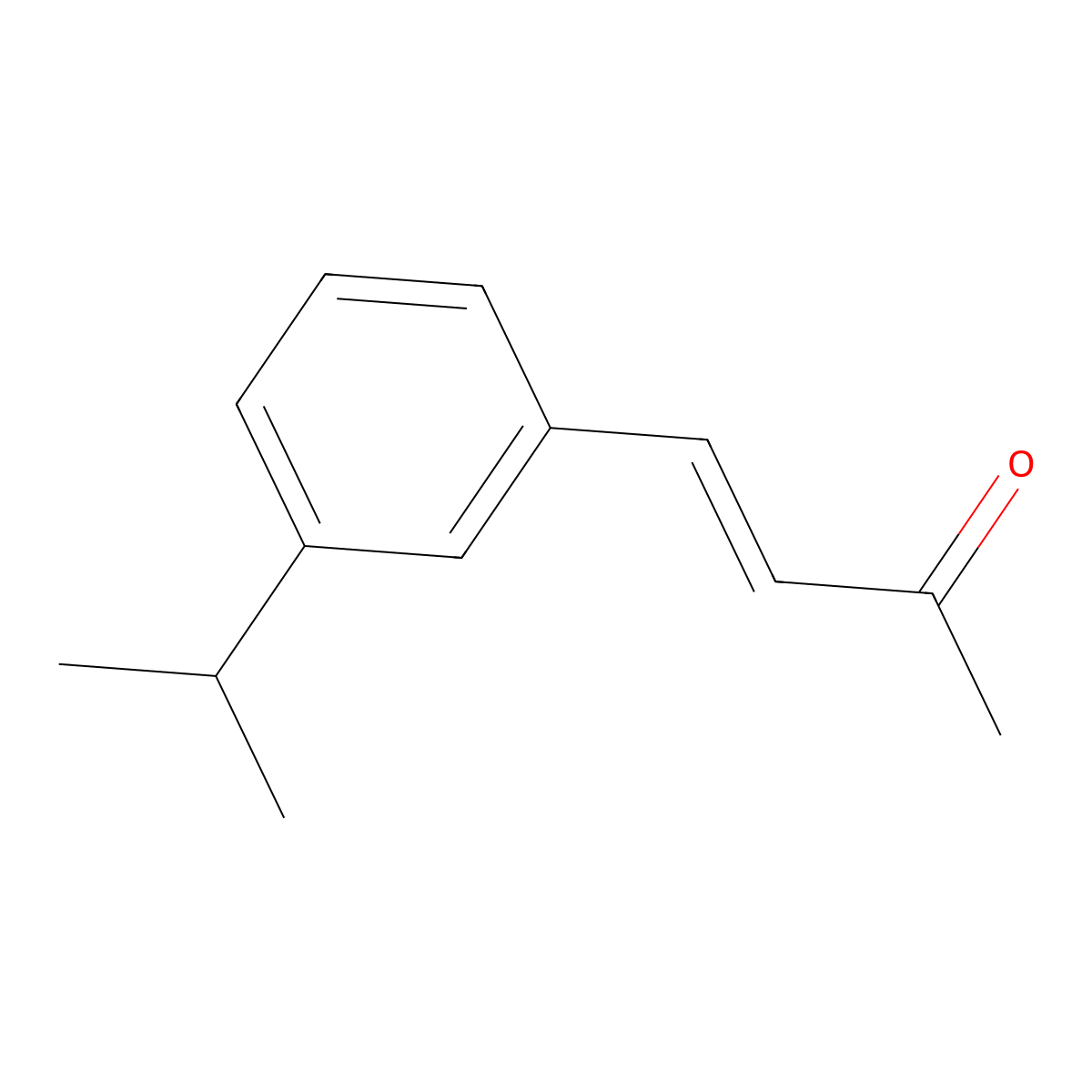 4-[3-(Propan-2-yl)phenyl]but-3-en-2-one molecular structure, CAS 1356967-26-4