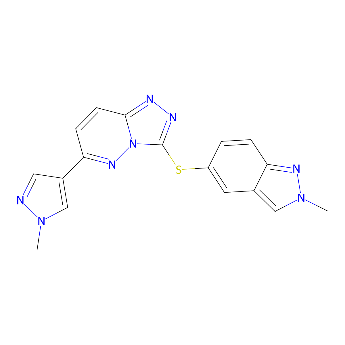 c-Met inhibitor 1 molecular structure, CAS 1357072-61-7