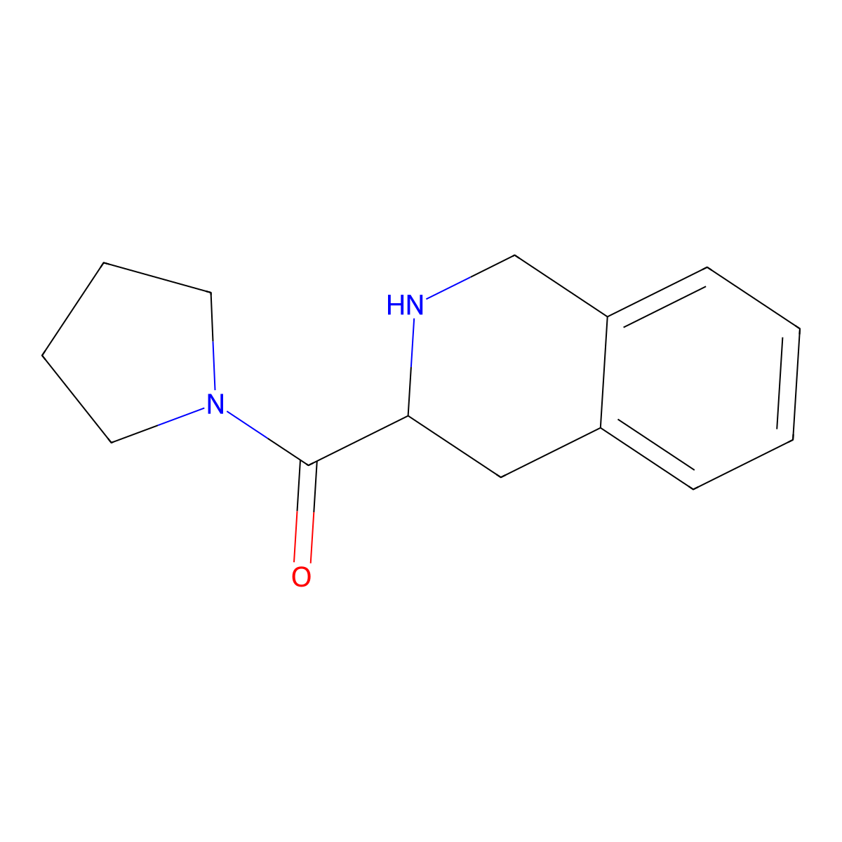 3-(Pyrrolidin-1-ylcarbonyl)-1,2,3,4-tetrahydroisoquinoline molecular structure, CAS 135709-66-9