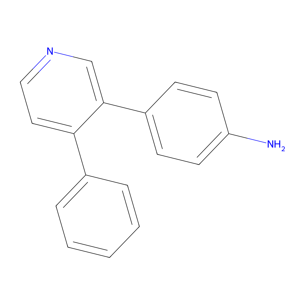 4-(4-Phenylpyridin-3-yl)aniline molecular structure, CAS 1357094-63-3
