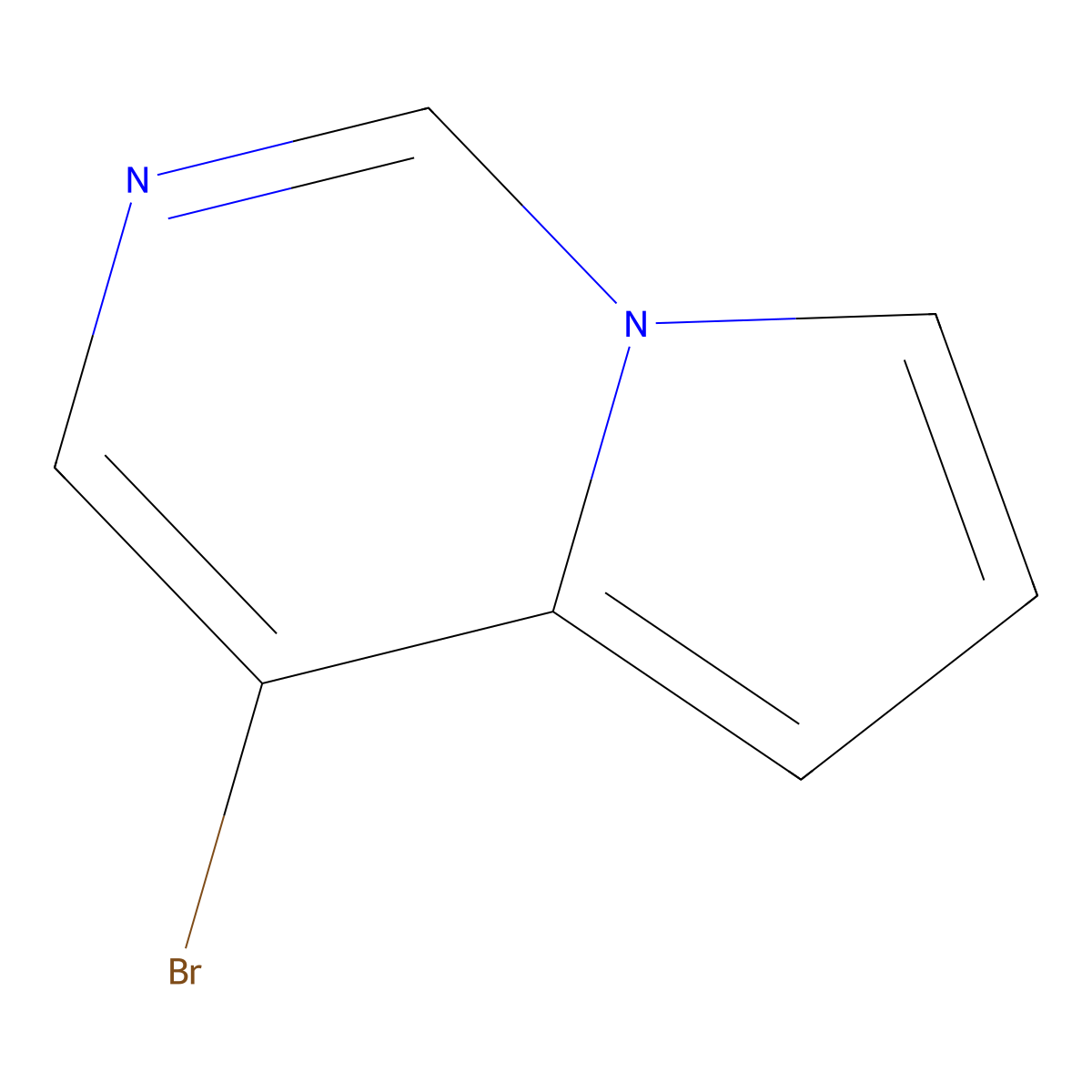 4-Bromopyrrolo[1,2-c]pyrimidine molecular structure, CAS 1357095-09-0