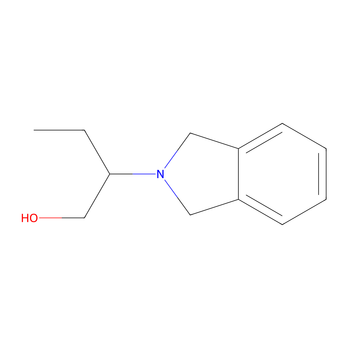 (R)-2-(Isoindolin-2-yl)butan-1-ol molecular structure, CAS 135711-18-1