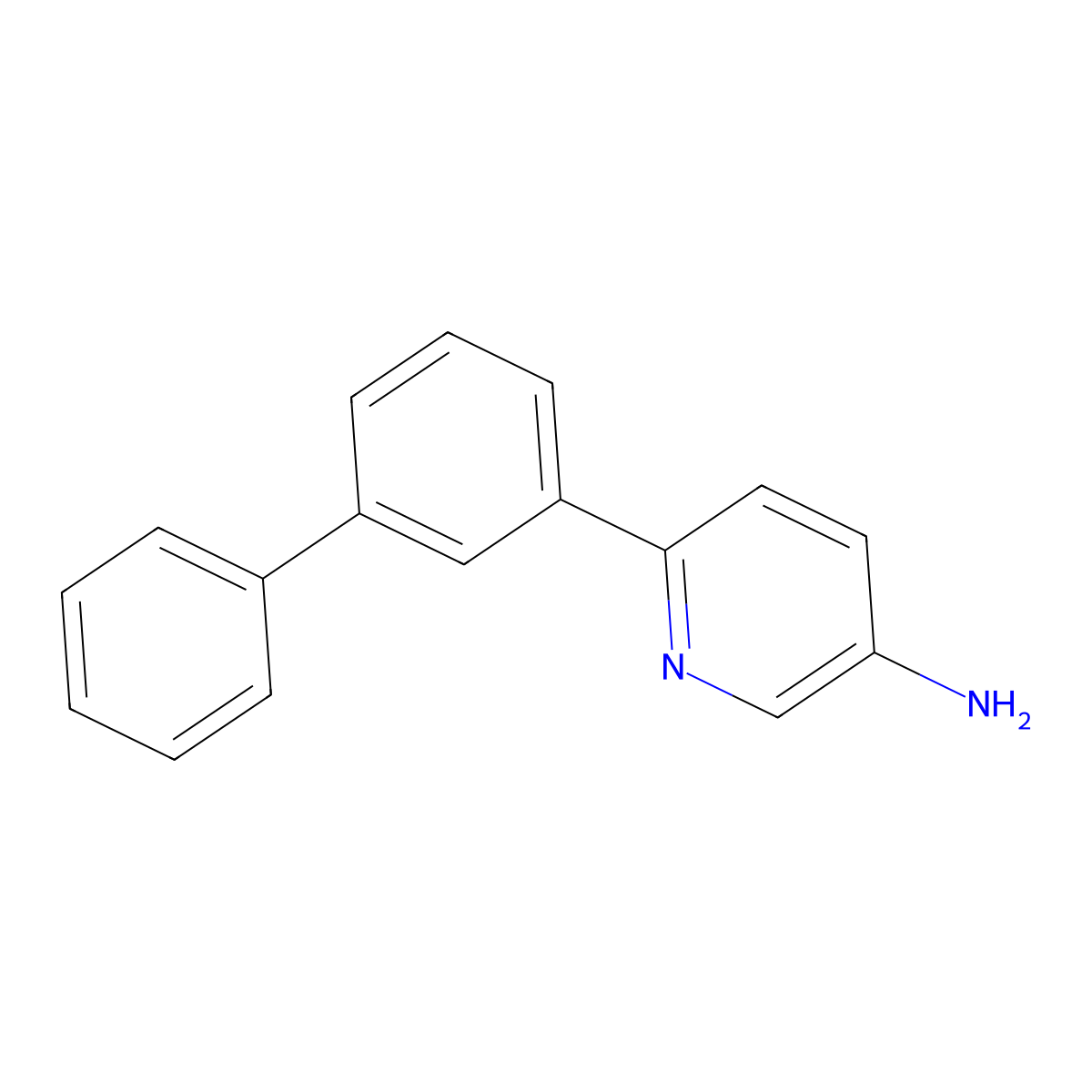 6-[1,1'-Biphenyl]-3-yl-3-pyridinamine molecular structure, CAS 1357165-91-3