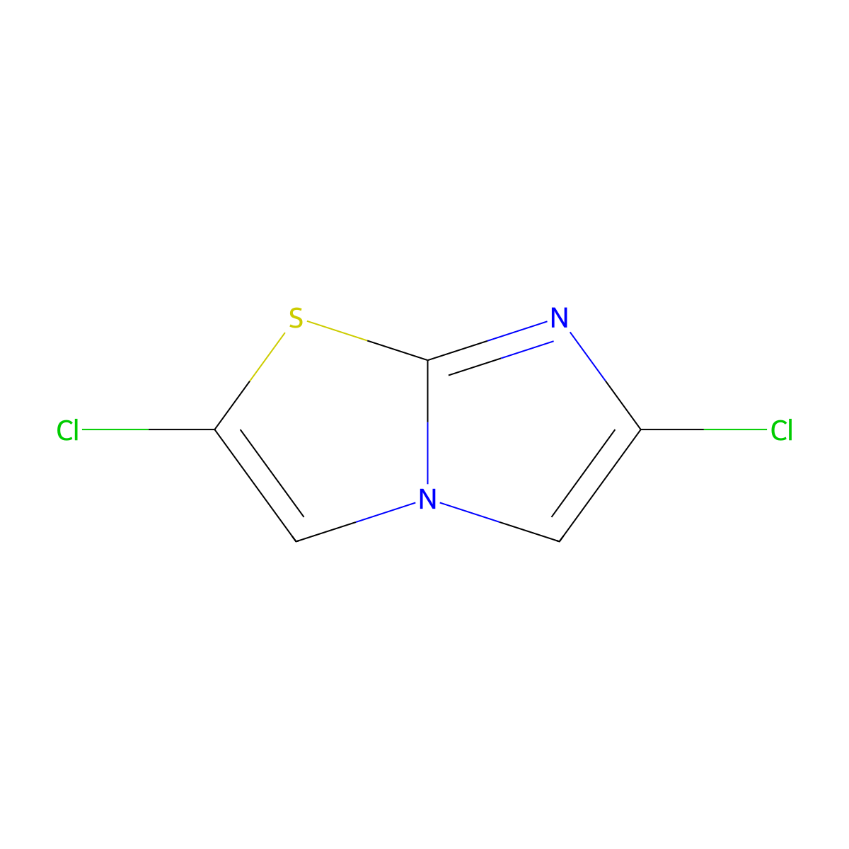 2,6-Dichloroimidazo[2,1-b]thiazole molecular structure, CAS 135718-53-5