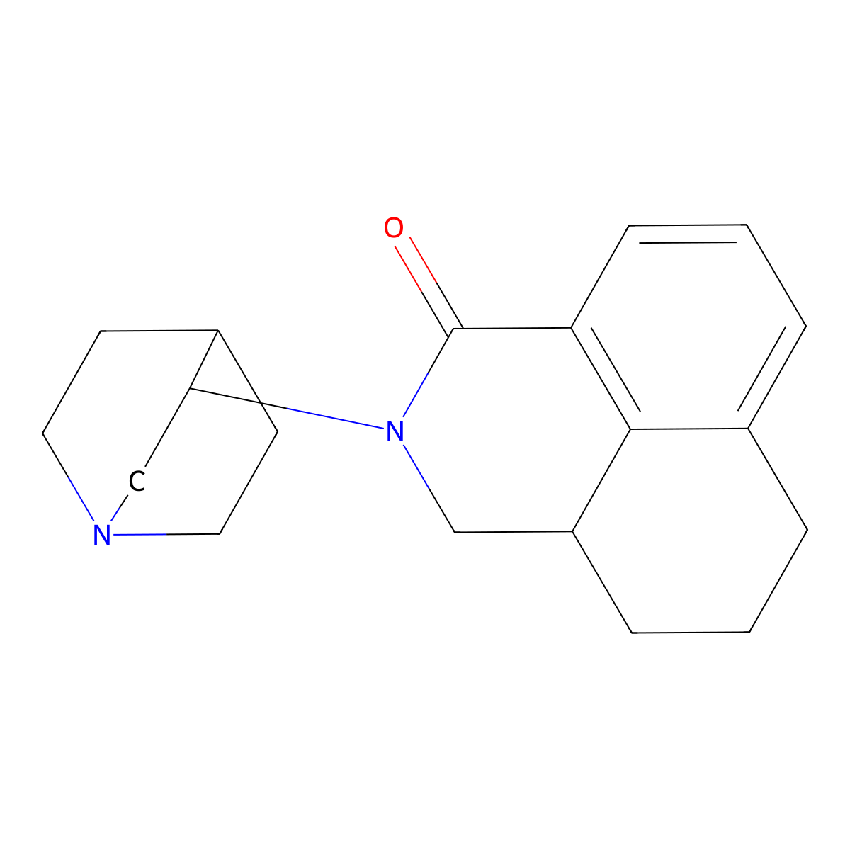 Palonosetron molecular structure, CAS 135729-61-2