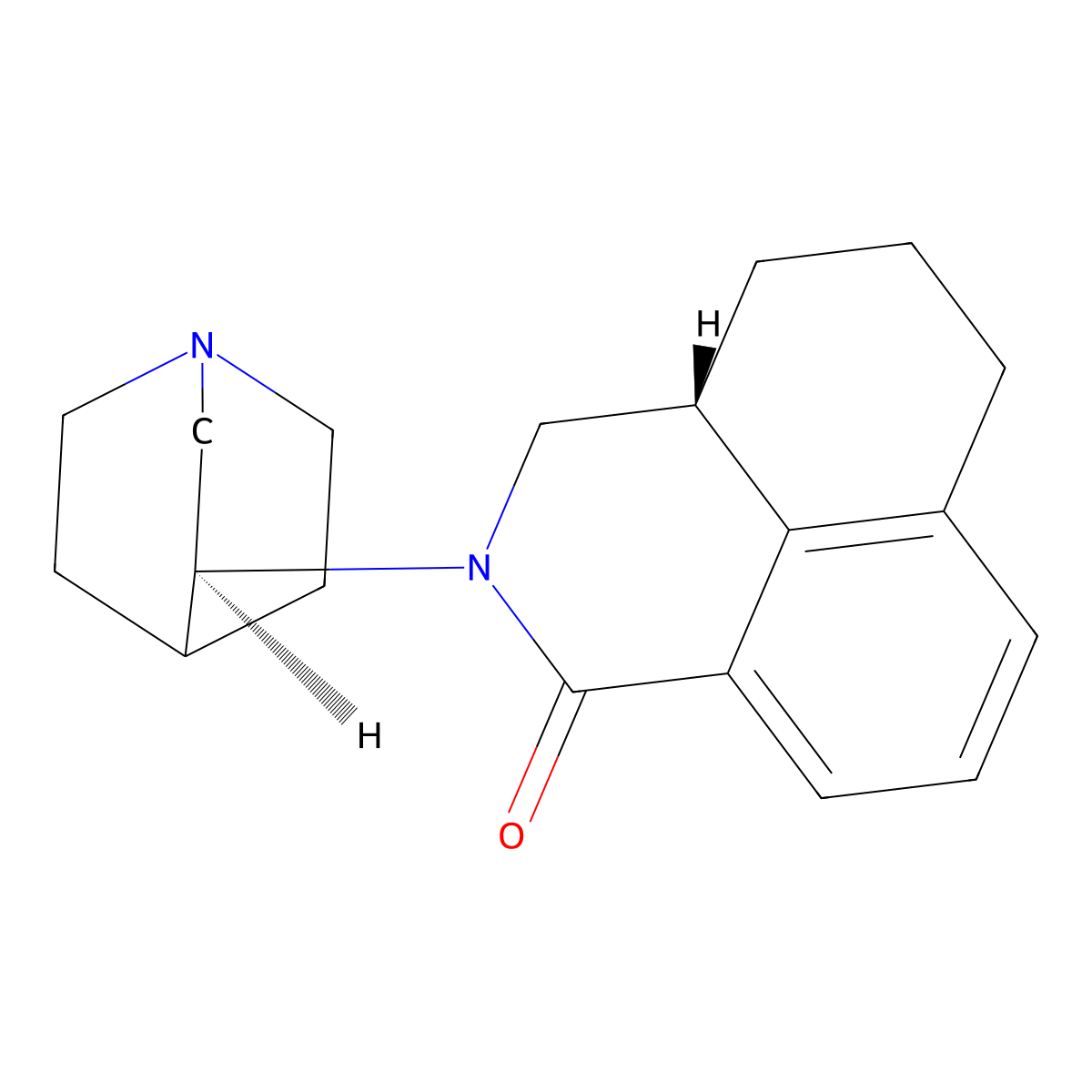 Palonosetron, (3aR)- molecular structure, CAS 135729-73-6