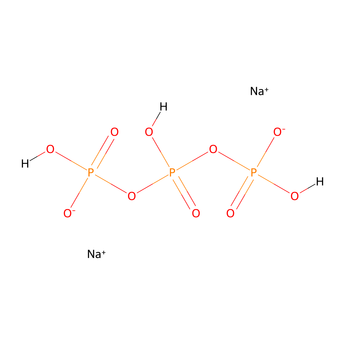 Triphosphoric acid, sodium salt (1:?) molecular structure, CAS 13573-18-7