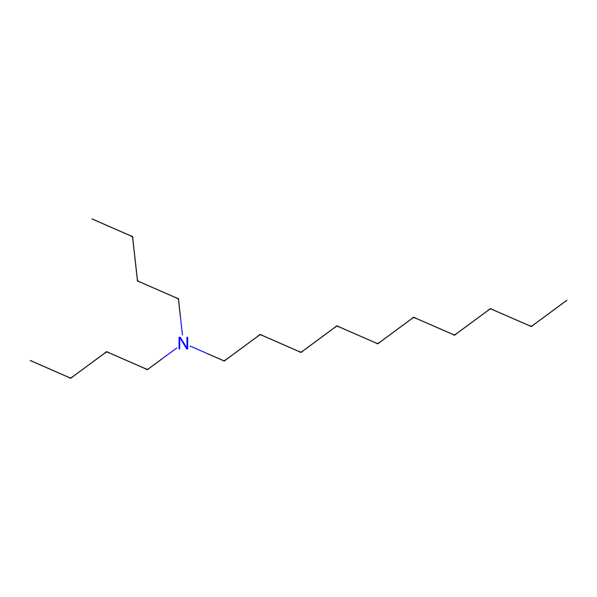 1-Decanamine, N,N-dibutyl- molecular structure, CAS 13573-55-2