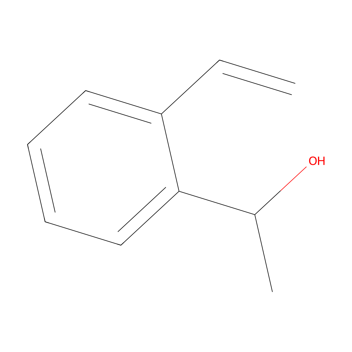2-Ethenyl-|A-methylbenzenemethanol molecular structure, CAS 135730-46-0