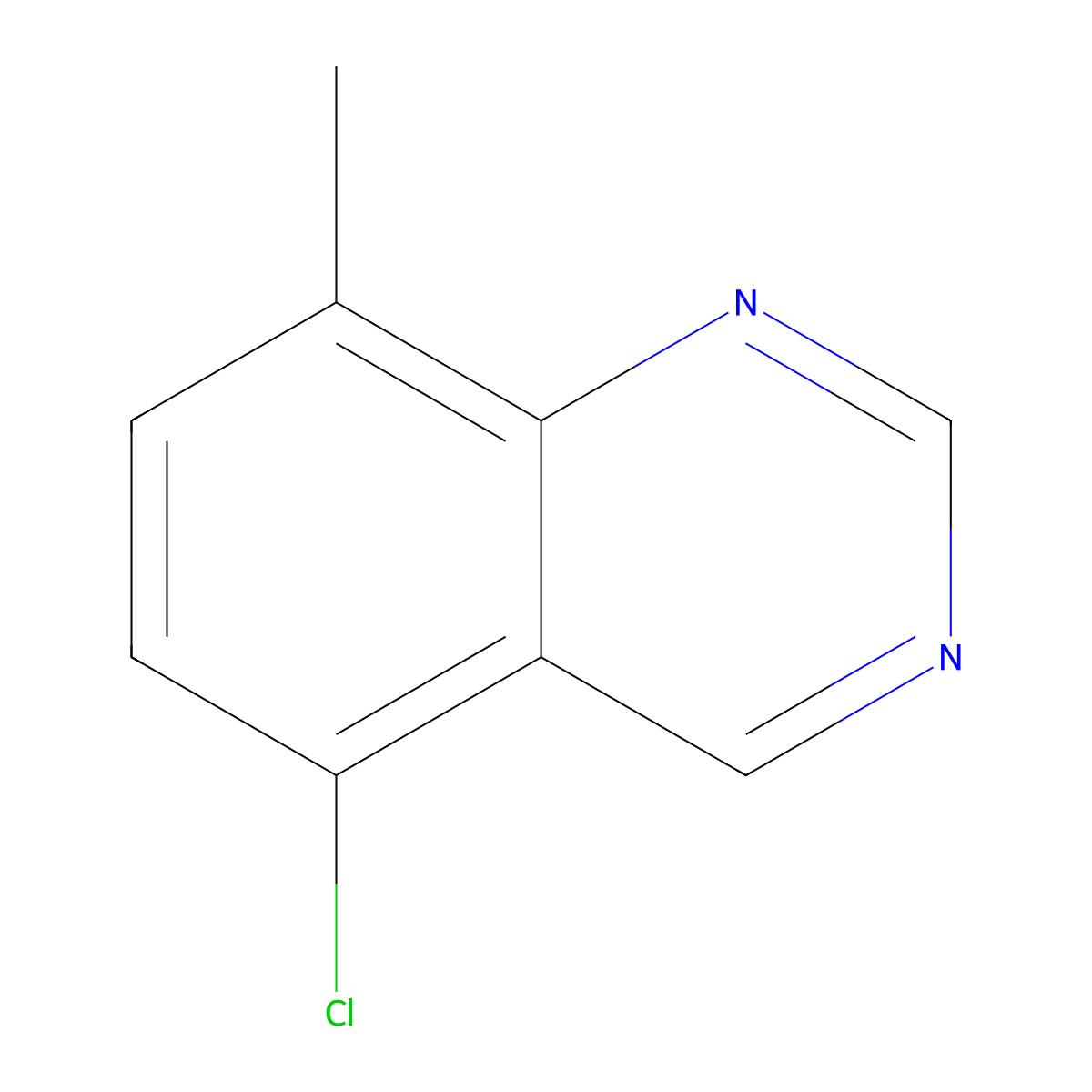 5-Chloro-8-methylquinazoline molecular structure, CAS 1357301-41-7