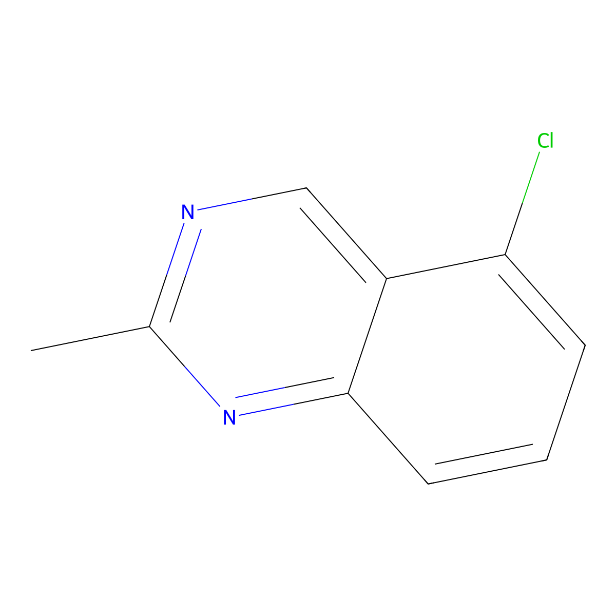 5-Chloro-2-methylquinazoline molecular structure, CAS 1357301-51-9