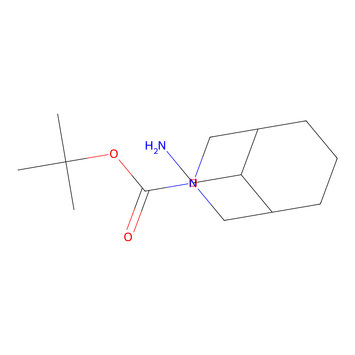 Tert-butyl 9-(aminomethyl)-3-azabicyclo[3.3.1]nonane-3-carboxylate molecular structure, CAS 1357354-27-8