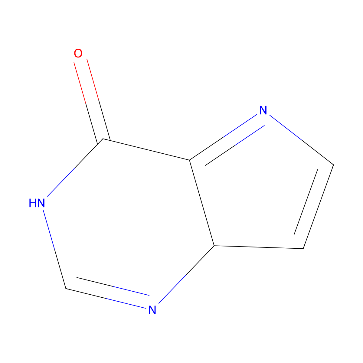 3,5-Dihydro-pyrrolo[3,2-d]pyrimidin-4-one molecular structure, CAS 1357580-90-5