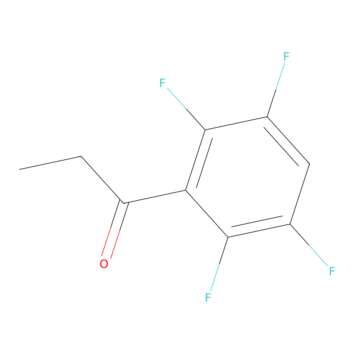 1-(2,3,5,6-Tetrafluorophenyl)-1-propanone molecular structure, CAS 135762-98-0