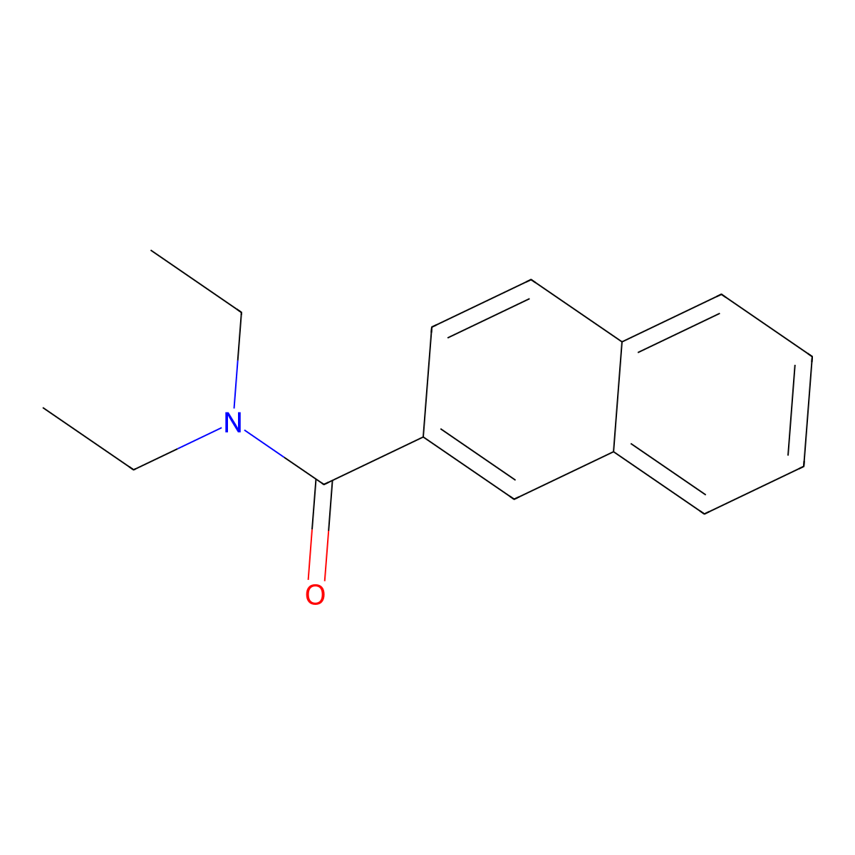 N,N-Diethyl-2-naphthamide molecular structure, CAS 13577-84-9
