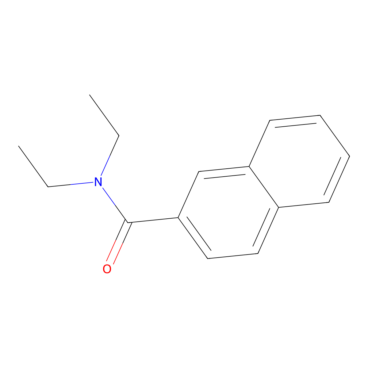 N,N-Diethyl-2-naphthamide molecular structure, CAS 13577-84-9