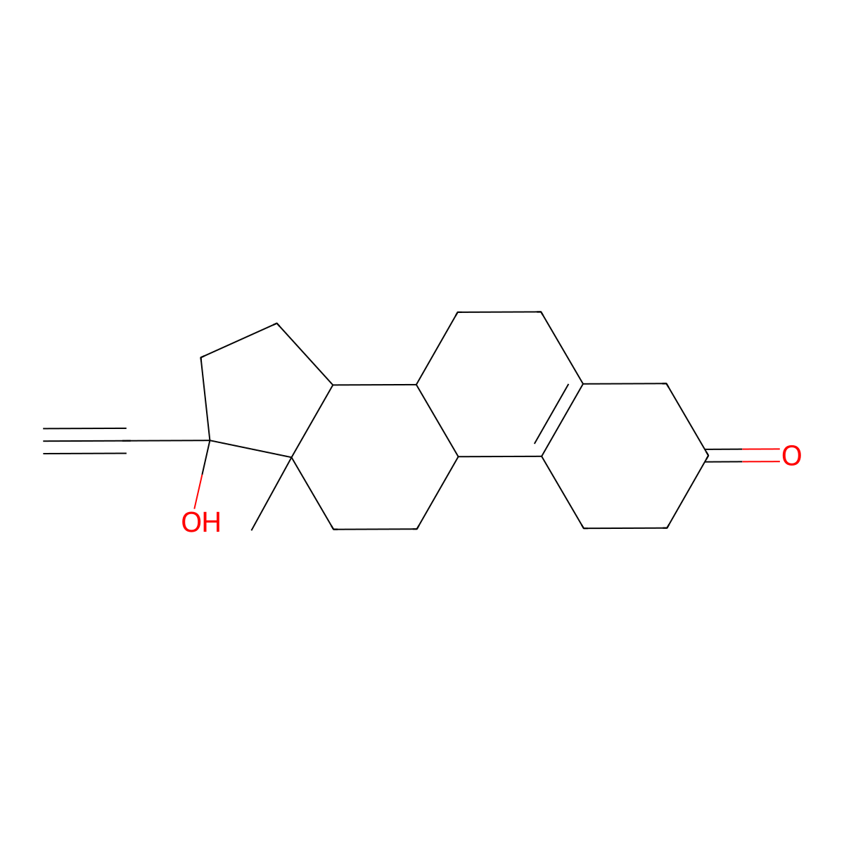 Infecundin molecular structure, CAS 13577-86-1