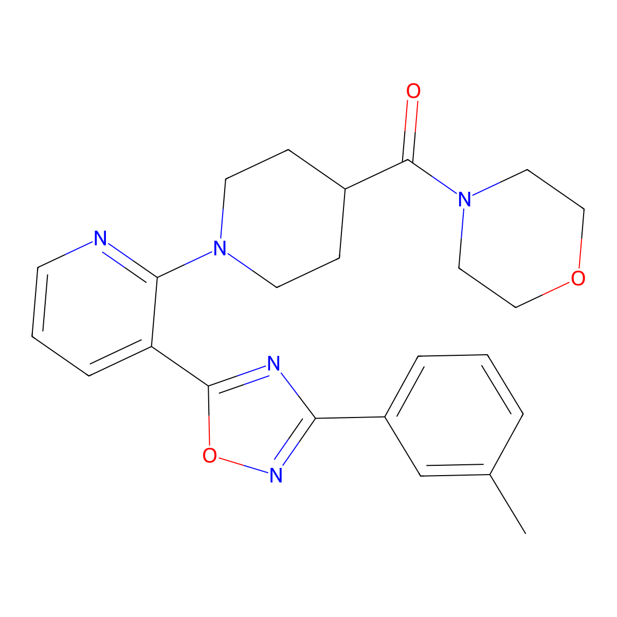 1-[6-(acetylamino)-4-methylquinolin-2-yl]-N-cycloheptylpiperidine-4-carboxamide molecular structure, CAS 1357729-15-7