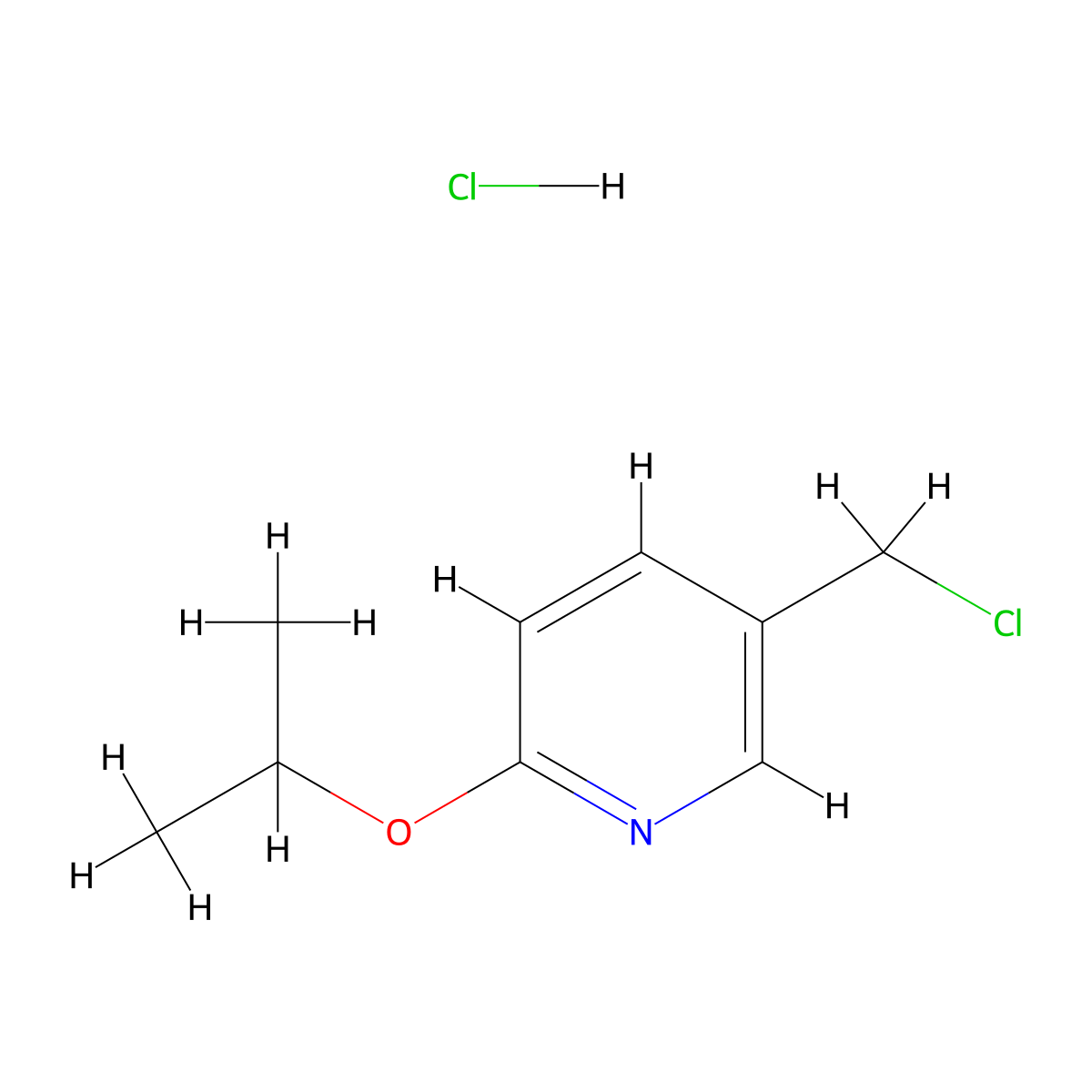 5-(Chloromethyl)-2-isopropoxypyridine hydrochloride molecular structure, CAS 1357945-88-0