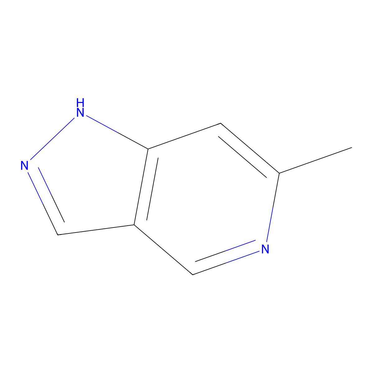 6-Methyl-1H-pyrazolo[4,3-c]pyridine molecular structure, CAS 1357946-60-1