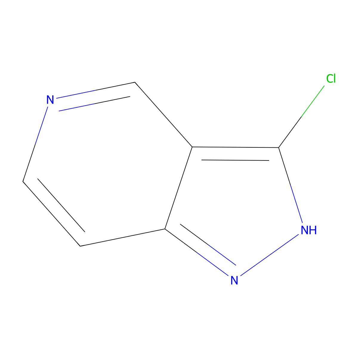 3-Chloro-1H-pyrazolo[4,3-c]pyridine molecular structure, CAS 1357946-64-5