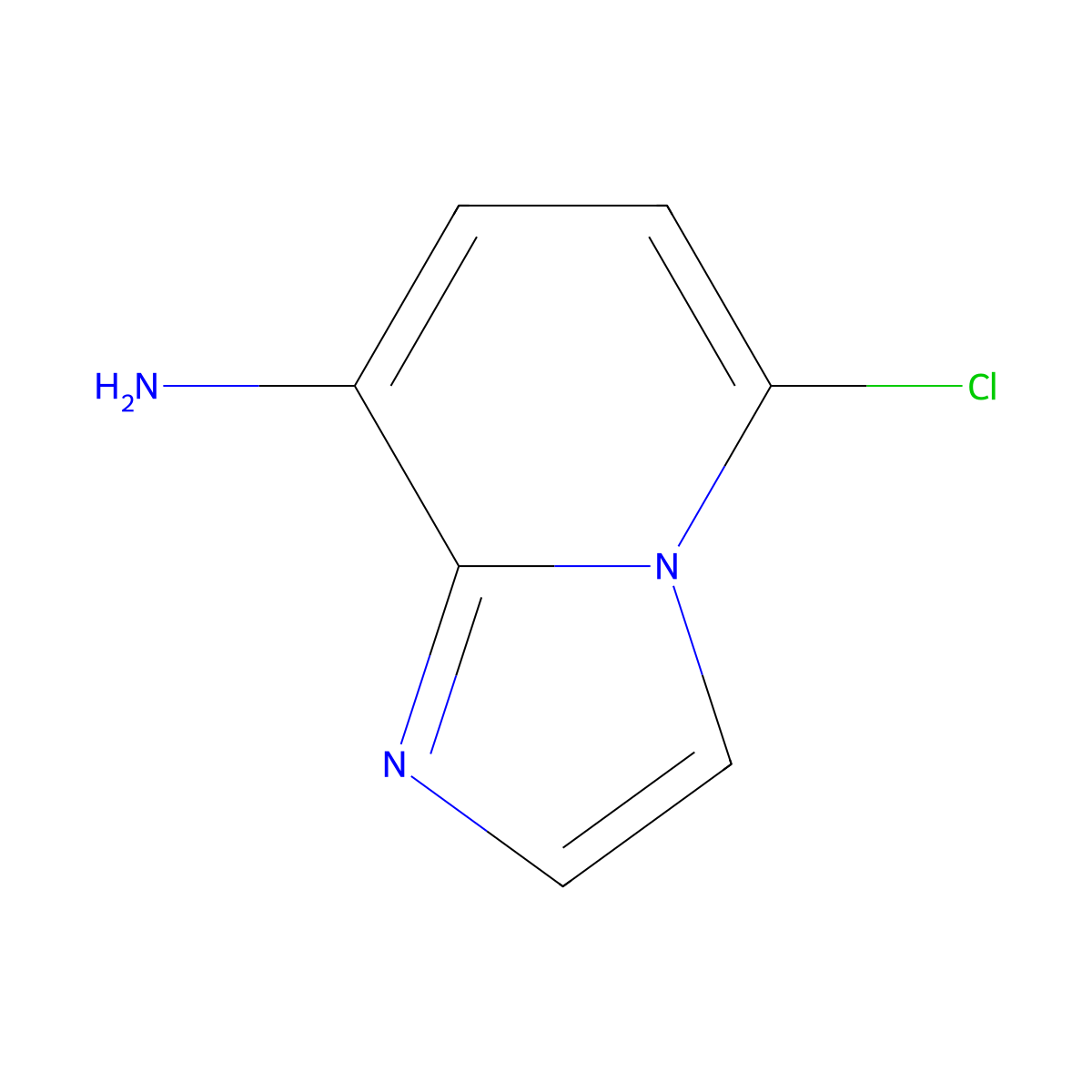 5-Chloroimidazo[1,2-a]pyridin-8-amine molecular structure, CAS 1357947-17-1