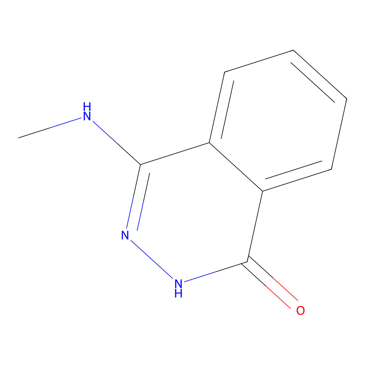 4-(Methylamino)-1,2-dihydrophthalazin-1-one molecular structure, CAS 13580-90-0