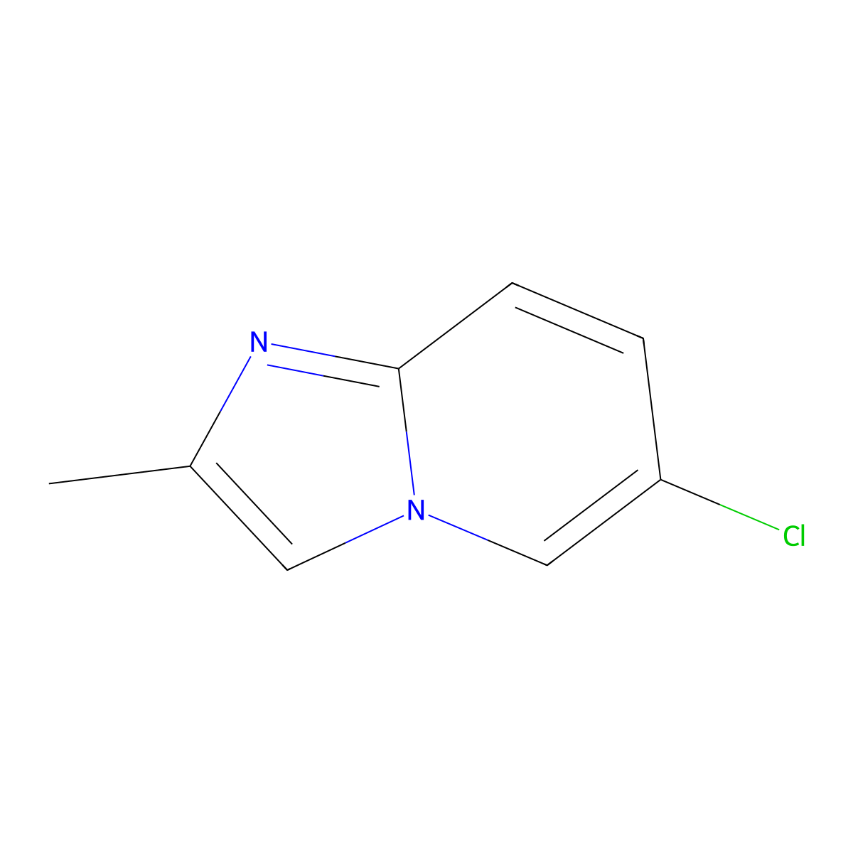 6-Chloro-2-methylimidazo[1,2-a]pyridine molecular structure, CAS 13583-92-1